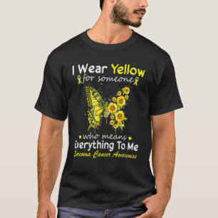 Camiseta Uso Amarillo Para Concienciación Sobre Sarcoma Sop