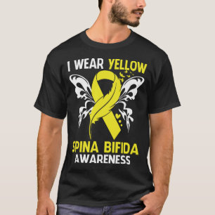 Camiseta Uso Amarillo Para Concienciar A SPINA BIFIDA