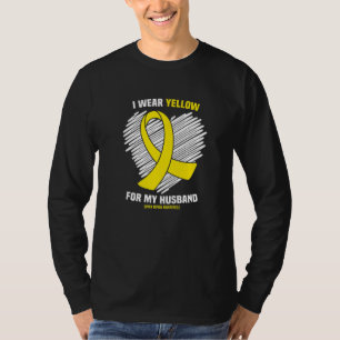 Camiseta Uso Amarillo Para Mi Esposo Spina Bifida Awarenes