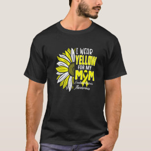Camiseta Uso Amarillo Para Mi Mamá Endometriosis Conciencia