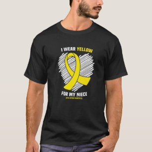 Camiseta Uso Amarillo Para Mi Niece Spina Bifida Conciencia