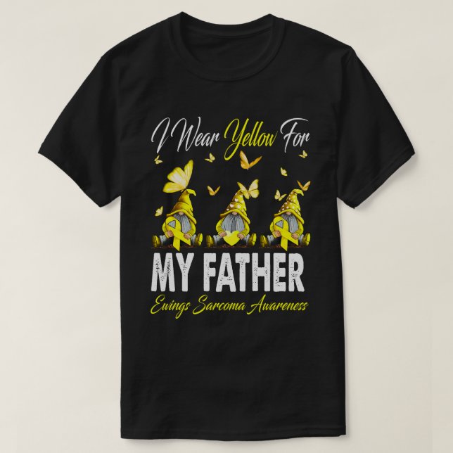 Camiseta Uso Amarillo Para Mi PADRE Ewings Sarcoma Awarene (Diseño del anverso)