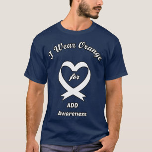 Camiseta Uso Atención Naranja Deficit Desorden Concienciaci