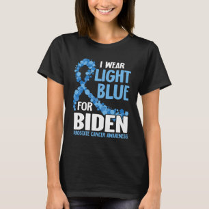 Camiseta Uso Azul Claro Para Adquirir Cáncer De Próstata Bi