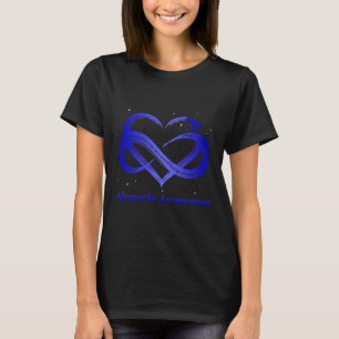 Camiseta Uso Azul Para Alopecia Guerrera De Concienciación