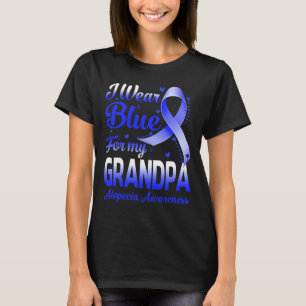 Camiseta Uso Azul Para Concienciar A Mi Abuelo Alopecia