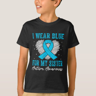 Camiseta Uso Azul Para Concienciar A Mi Hermana Sobre El Au
