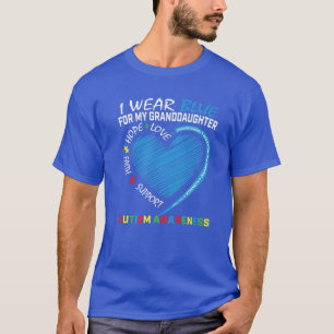 Camiseta Uso Azul Para Concienciar Sobre El Autismo De Mi N