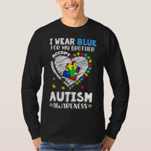 Camiseta Uso Azul Para Concienciar Sobre El Autismo En Mi C