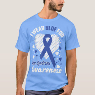 Camiseta Uso Azul Para Concienciar Sobre El Síndrome De Ush