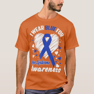 Camiseta Uso Azul Para Concienciar Sobre El Síndrome De Ush