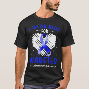 Camiseta Uso Azul Para Concienciar Sobre La DiABETES