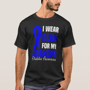 Camiseta Uso Azul Para Concienciar Sobre La Diabetes Azul D