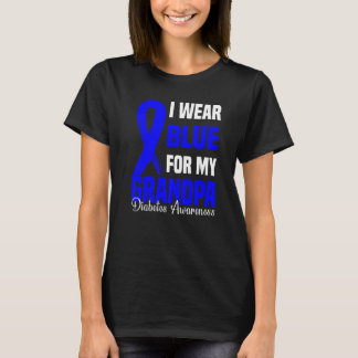 Camiseta Uso Azul Para Concienciar Sobre La Diabetes Azul D