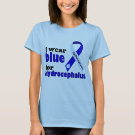 Camiseta Uso azul para Hydrocephalus