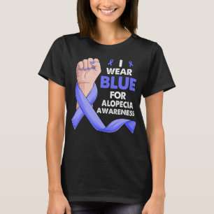 Camiseta Uso Azul Para La Conciencia De ALOPECIA