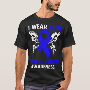 Camiseta Uso Azul Para La Conciencia De La Enfermedad De HU