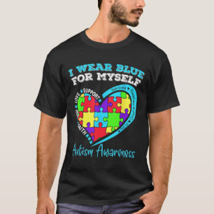 Camiseta Uso Azul Para Mi Autismo Niños Del Día De Concienc