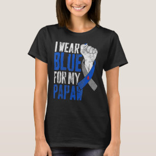 Camiseta Uso Azul Para Mi Cinta De Concienciación Sobre La