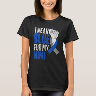 Camiseta Uso Azul Para Mi Cinta De Concienciación Sobre La