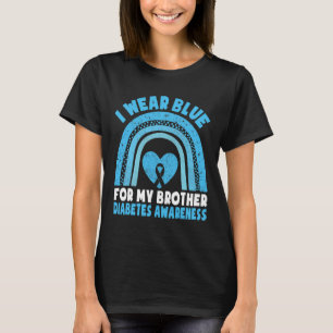 Camiseta Uso Azul Para Mi Hermano Brote De Sensibilización 