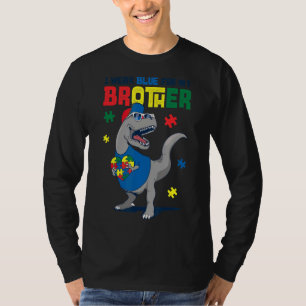 Camiseta Uso Azul Para Mi Hermano Conciencia De Autismo Tre