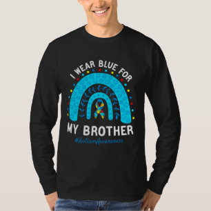 Camiseta Uso Azul Para Mi Hermano Mes De Concienciación Sob
