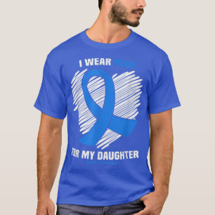 Camiseta Uso Azul Para Mi Hija Alopecia