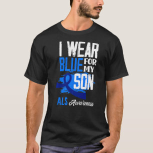 Camiseta Uso Azul Para Mi Hijo Apoya Als Conciencia