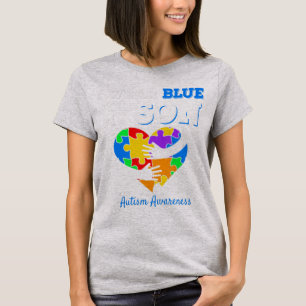 Camiseta Uso Azul Para Mi Hijo Día De Conciencia De Autism
