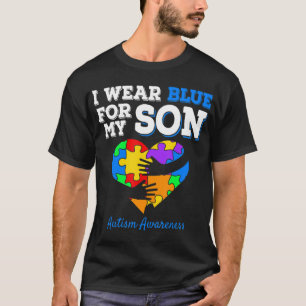Camiseta Uso Azul Para Mi Hijo Día De Conciencia De Autismo