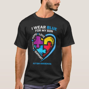 Camiseta Uso Azul Para Mi Hijo Regalos De Concienciación So