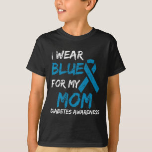 Camiseta Uso Azul Para Mi Mamá Cinta De Sensibilización Sob