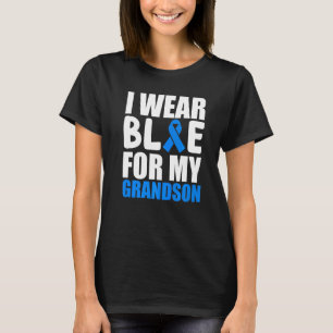 Camiseta Uso Azul Para Mi Nieto Autism Awareness Ribbo
