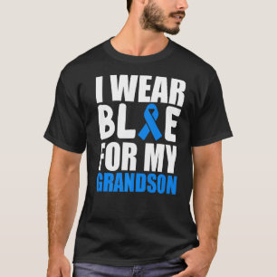 Camiseta Uso Azul Para Mi Nieto Autism Awareness Ribbo