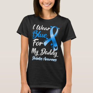 Camiseta Uso Azul Para Mi Papi Diabetes Cinta De Conciencia
