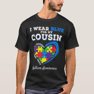 Camiseta Uso Azul Para Mi Primo Autismo Día De Concienciaci