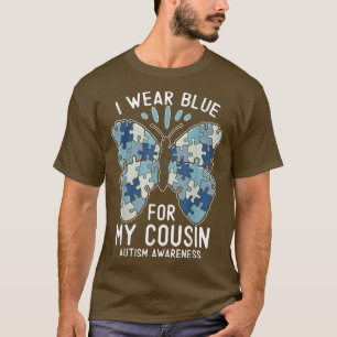 Camiseta Uso Azul Para Mi Primo Autismo Día De Concienciaci