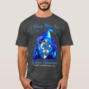 Camiseta Uso Azul Para Que La Conciencia Del Autismo Acepte