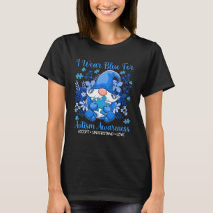 Camiseta Uso Azul Para Que La Conciencia Del Autismo Acepte