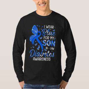 Camiseta Uso Azul Por Hijo En La Ley Diabetes Conciencia Fa
