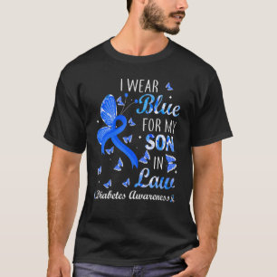 Camiseta Uso Azul Por Hijo En La Ley Diabetes Conciencia Fa