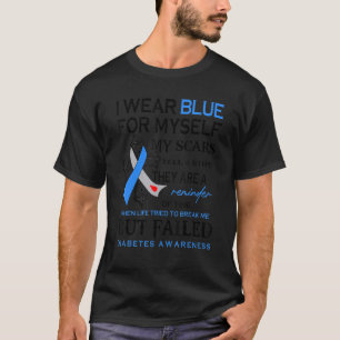 Camiseta Uso Azul Por Mi Propia Fe Y Cruzo La Cinta Azul