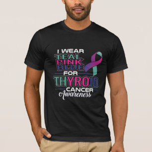 Camiseta Uso Azul Rosa Verde azulado Para Concienciar Sobre