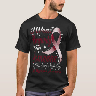 Camiseta Uso Borgoña Para Conciencia CÍSTICA HYGROMA