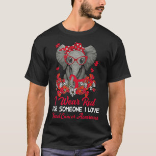 Camiseta Uso Cinta Roja Para Concienciar Sobre El Cáncer De