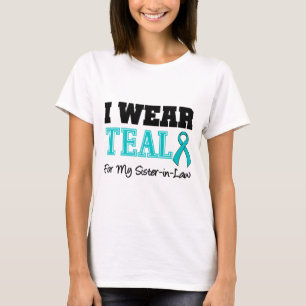 Camiseta Uso cinta Verde azulada para mi cuñada
