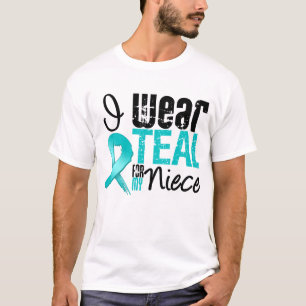 Camiseta Uso Cinta Verde azulada Para Mi Niña