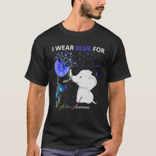 Camiseta Uso Conciencia Del Autismo Azul - Autismo Elefante