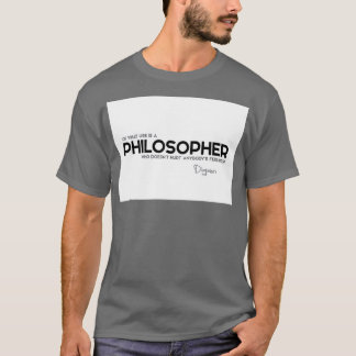 Camiseta uso de diógenes filosóficos